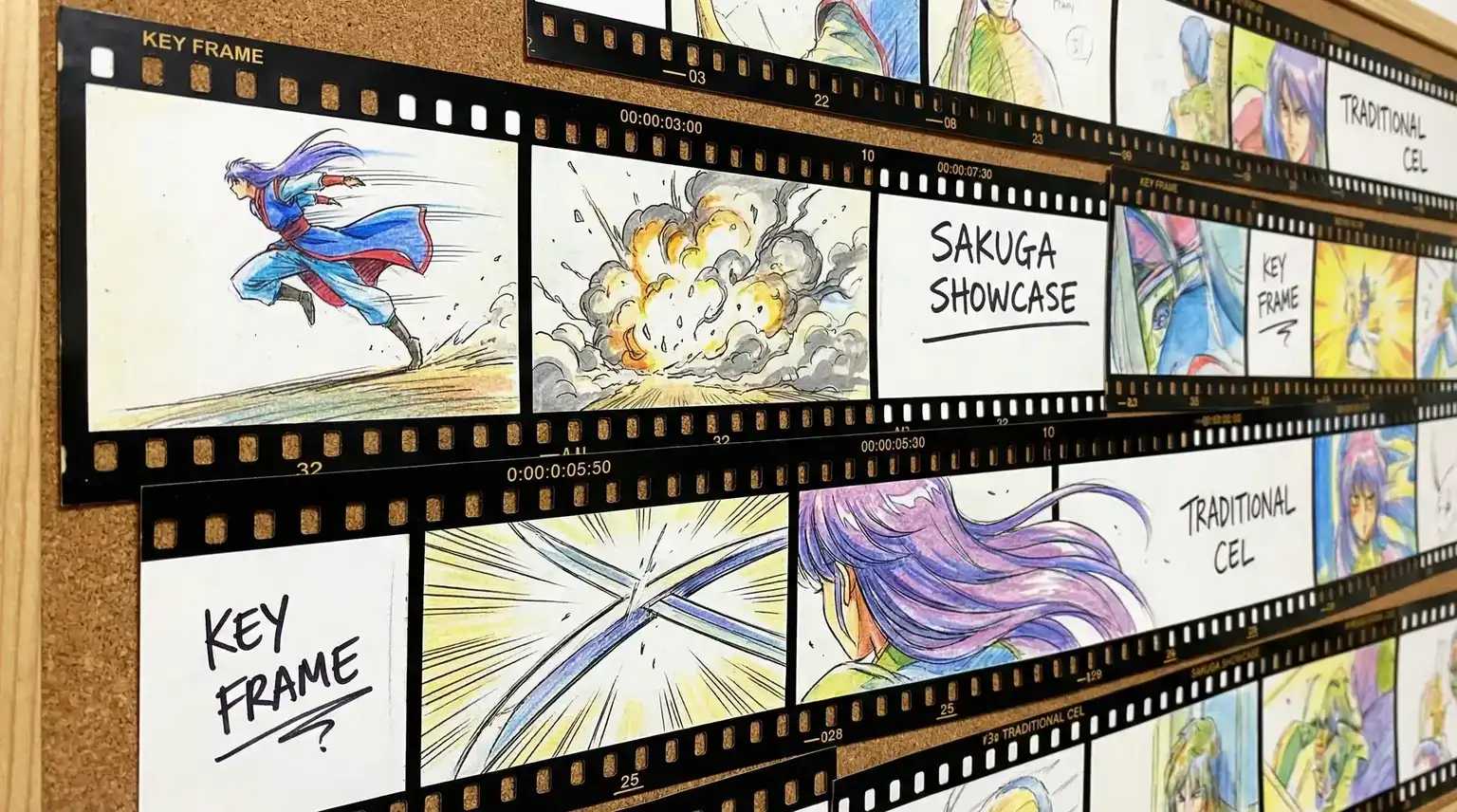 51动漫 原画作品春日序曲系列动态模糊跑步原画